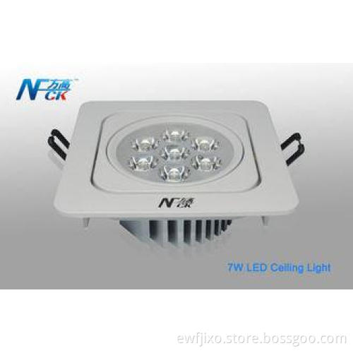 Decorative 5000k 7w / 9w LED Indoor Ceiling Lights With 7 P